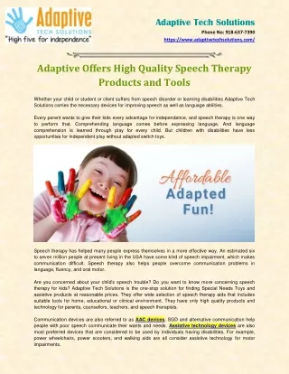 adaptive tech solutions