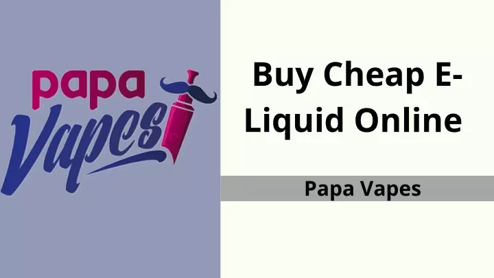 buy cheap e liquid online