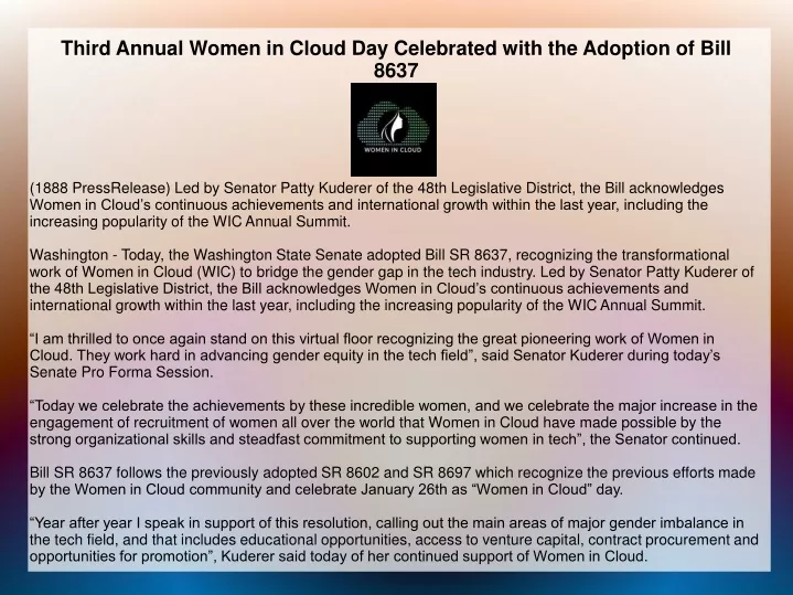 third annual women in cloud day celebrated with