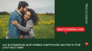 Our Professional and reliable matrimonial service to find your soul mate