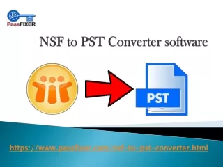NSF to PST Converter software