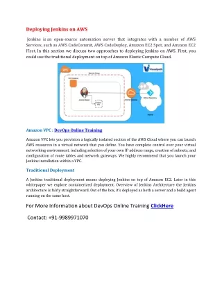 deploying jenkins on aws
