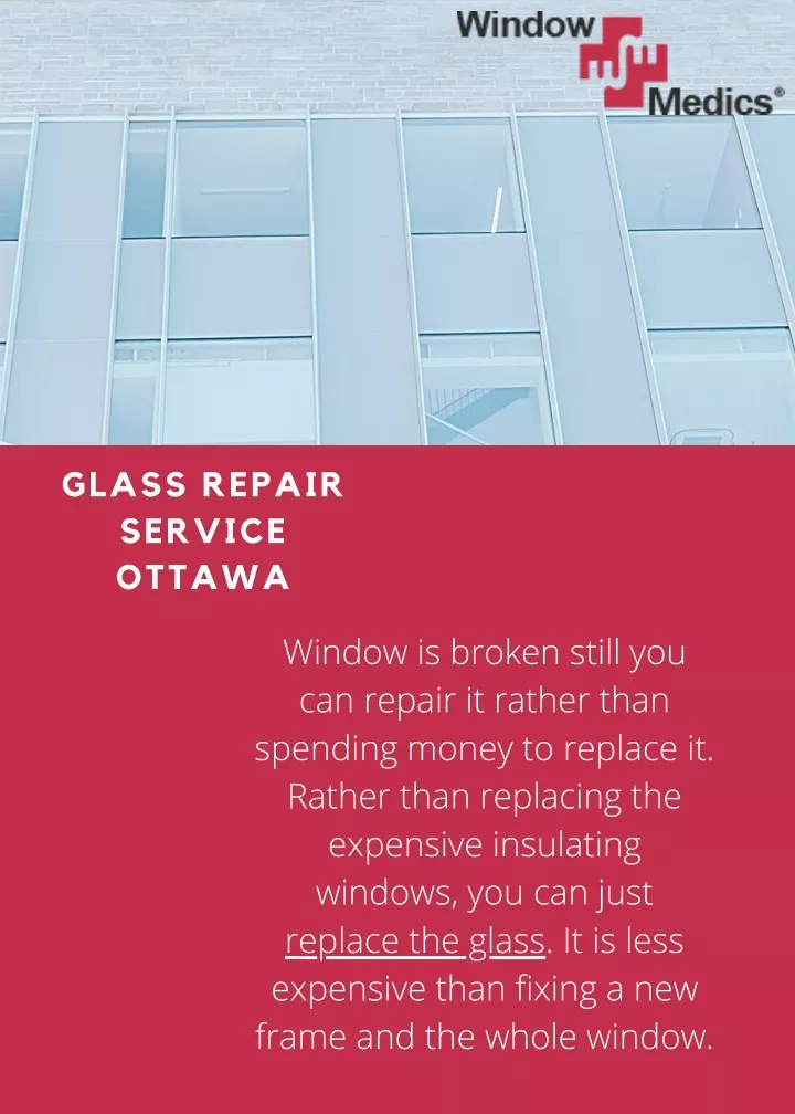 glass repair service ottawa