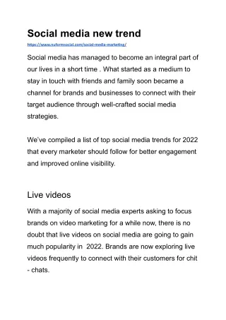 Best social media agency