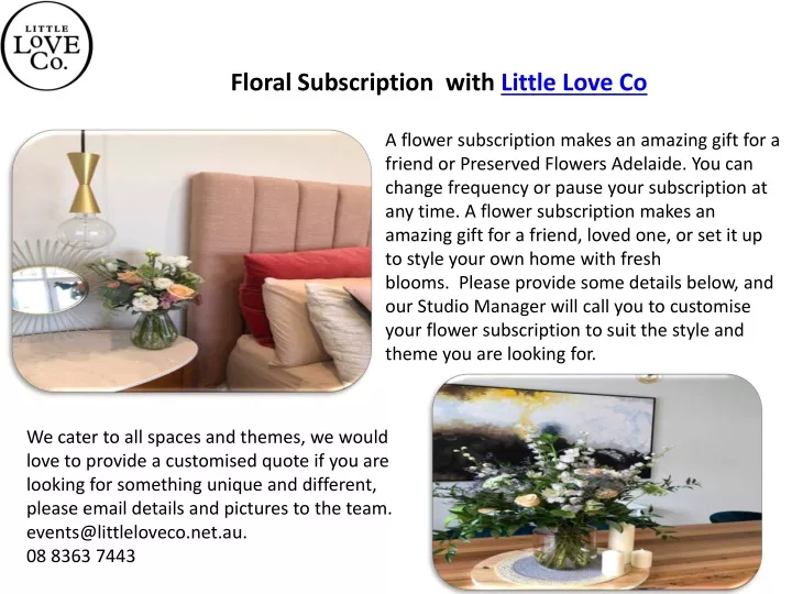 floral subscription with little love co