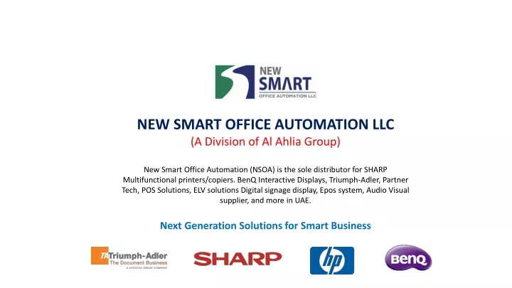 new smart office automation llc a division