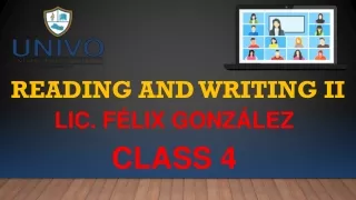 READING CLASS 4