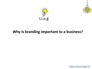 why is branding important to a business