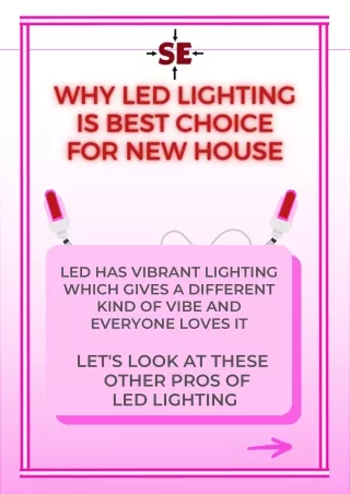 Why LED Lighting Is Best Choice for New House