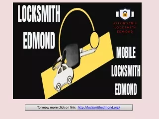Best Locksmith Edmond services