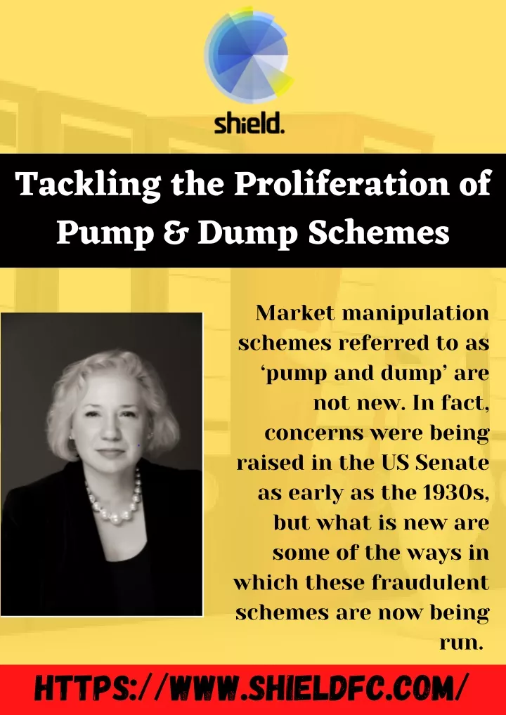 tackling the proliferation of pump dump schemes