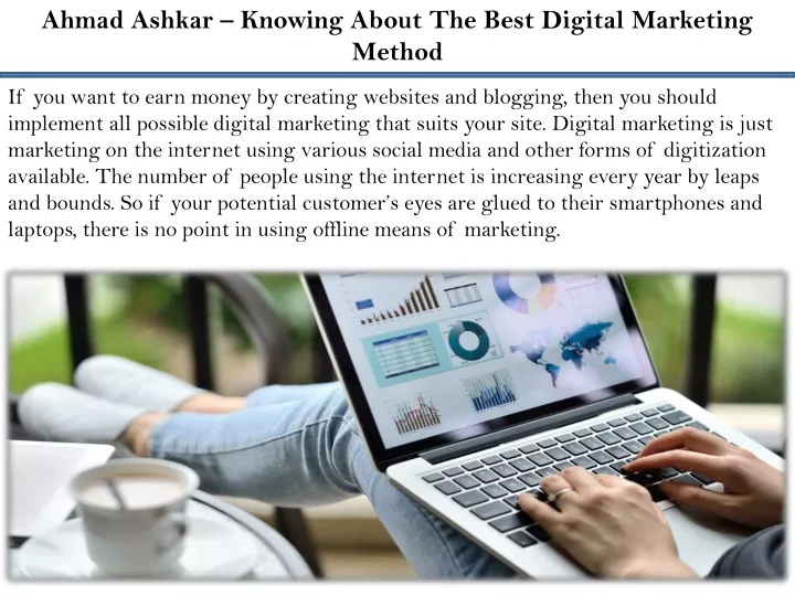 ahmad ashkar knowing about the best digital