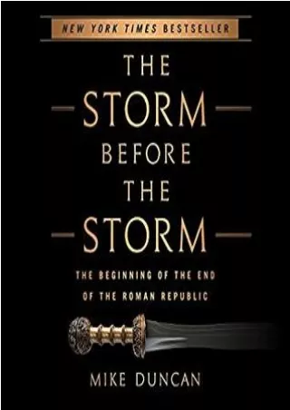 Read online The Storm Before the Storm: The Beginning of the End of the Roman Republic E-books online