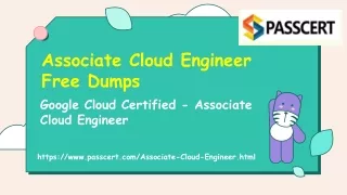 associate cloud engineer free dumps