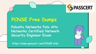 pcnse free dumps