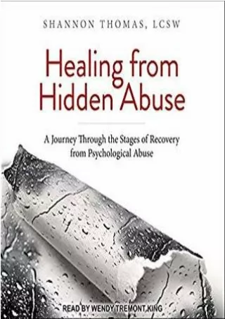 Kindle books Healing from Hidden Abuse: A Journey Through the Stages of Recovery from Psychological Abuse online books