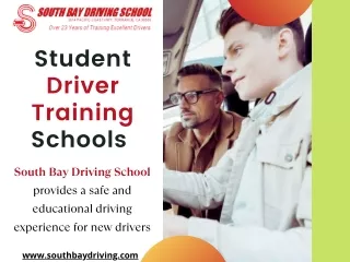 Best Student Driver Training School || South Bay Driving School