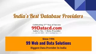 Pune & Maharashtra Database | 99 Data CD