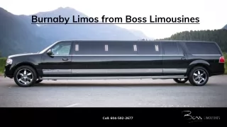 burnaby limos from boss limousines