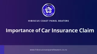 Importance of Car Insurance Claim
