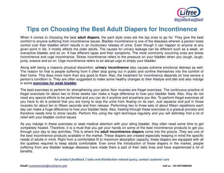 tips on choosing the best adult diapers