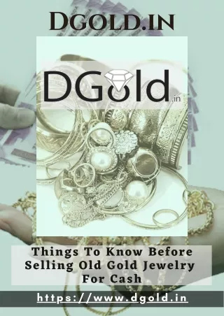 Things To Keep In Mind Before Selling Old Gold Jewelry For Cash