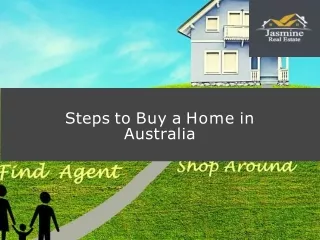 Steps to Buy a Home in Australia