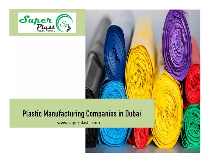 plastic manufacturing companies in dubai