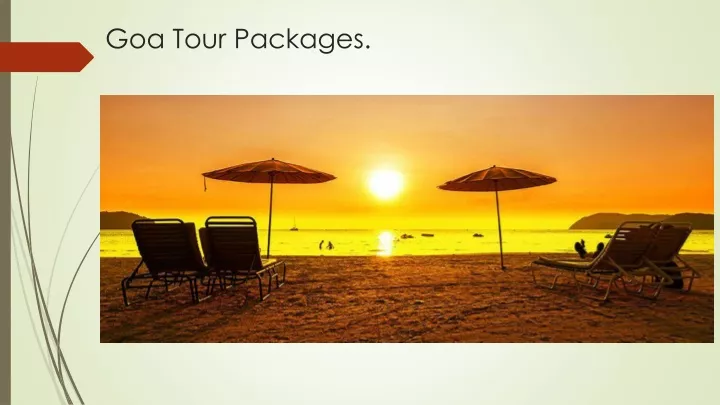 goa tour packages