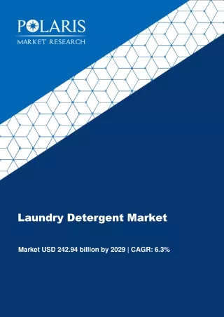 laundry detergent market