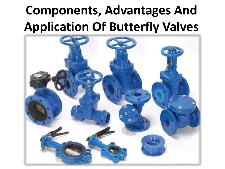 components advantages and application of butterfly valves
