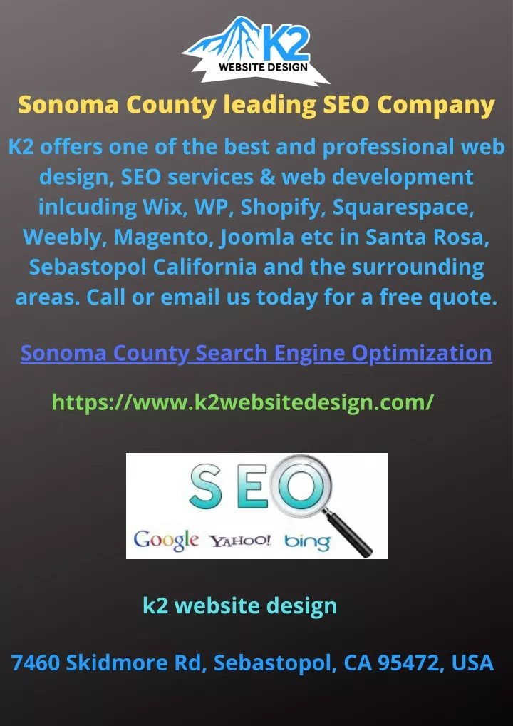 sonoma county leading seo company