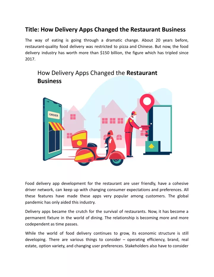 title how delivery apps changed the restaurant