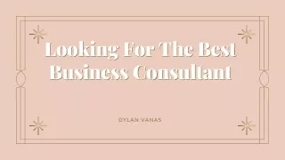 Looking For The Best Business Consultant