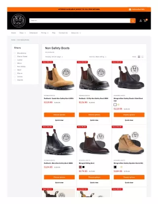 Non-Safety Boots Online Australia | Work Boots Direct