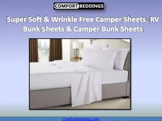 super soft wrinkle free camper sheets rv bunk