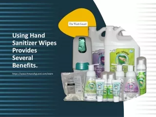 Hand Sanitizer Wipes are Beneficial for Several Reasons.
