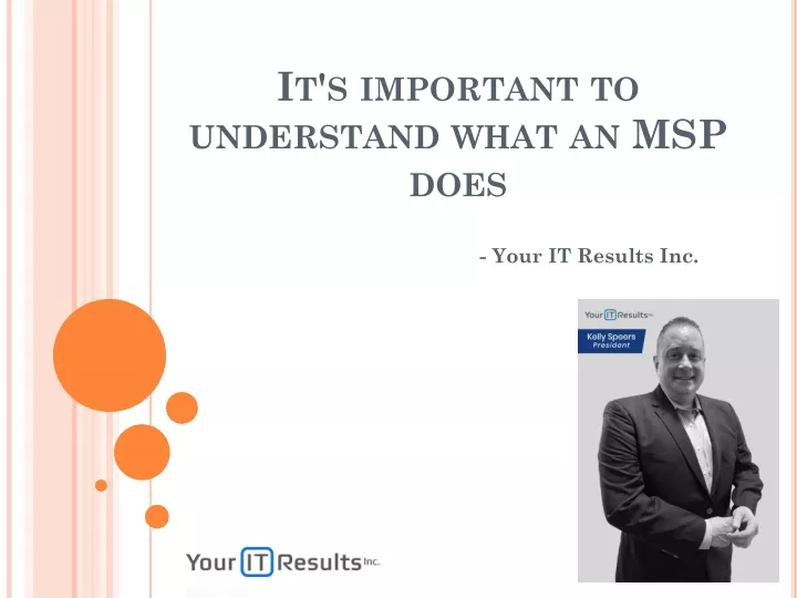it s important to understand what an msp does