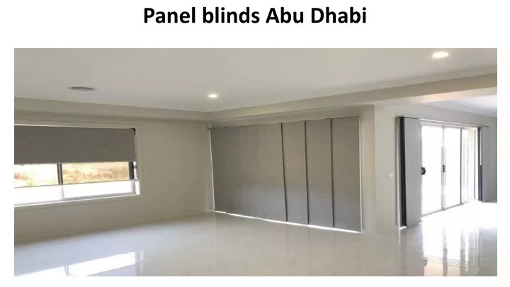 panel blinds abu dhabi