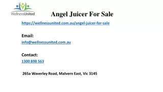 angel juicer for sale