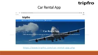 car rental app