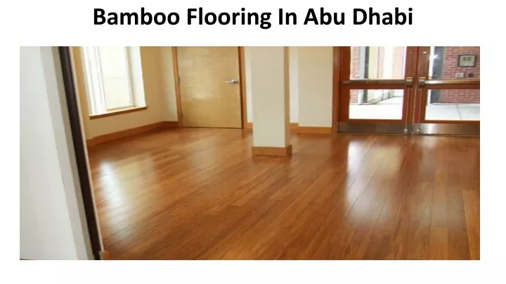 bamboo flooring in abu dhabi