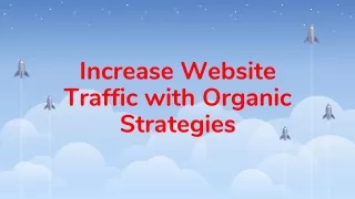 Increase Webiste Traffic organically