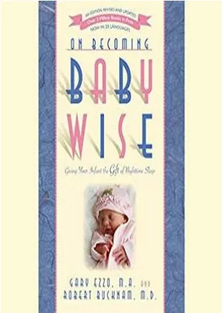 Read EPUB On Becoming Babywise: Giving Your Infant the Gift of Nighttime Sleep E-books online