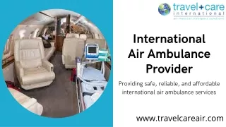 International Air Ambulance Provider
