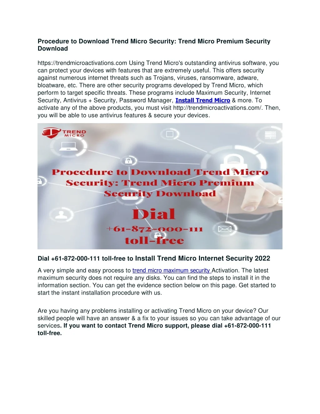 PPT - Procedure to Download Trend Micro Security PowerPoint ...