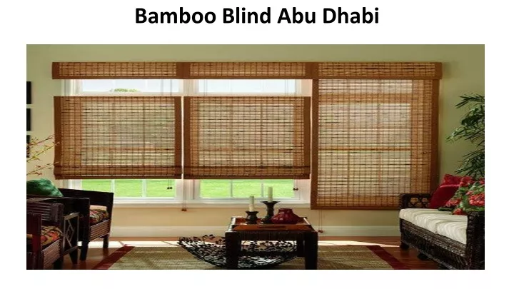 bamboo blind abu dhabi