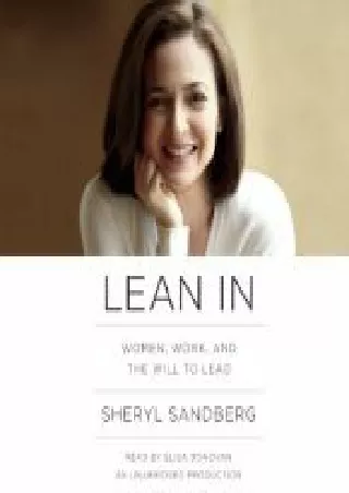 Kindle books Lean In: Women, Work, and the Will to Lead [Full Books