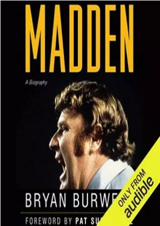 Kindle Unlimited Madden: A Biography For Kindle