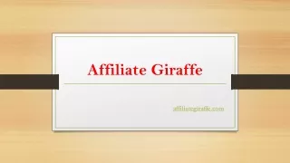Affiliate Giraffe
